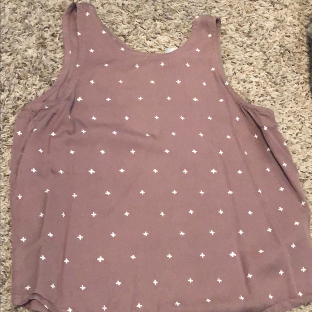RVCA Purple tank/blouse